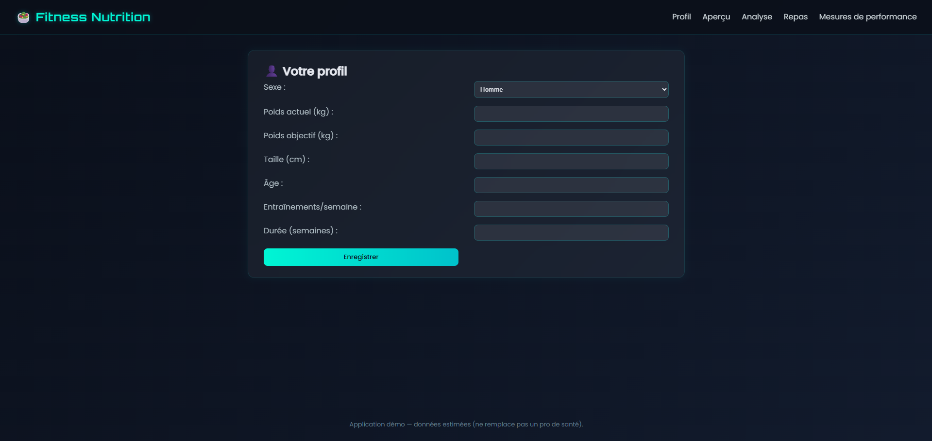 Nutrition Recommender (Python)